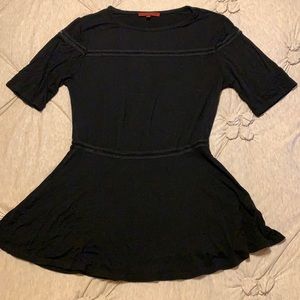 Black babydoll shirt